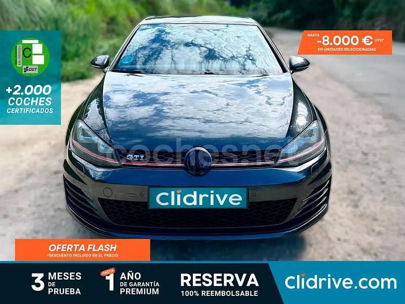 Negro Usado 2014 VW Golf Cabriolet GTI Descapotable | 20.490 € (Caro) - Imagen 1/3