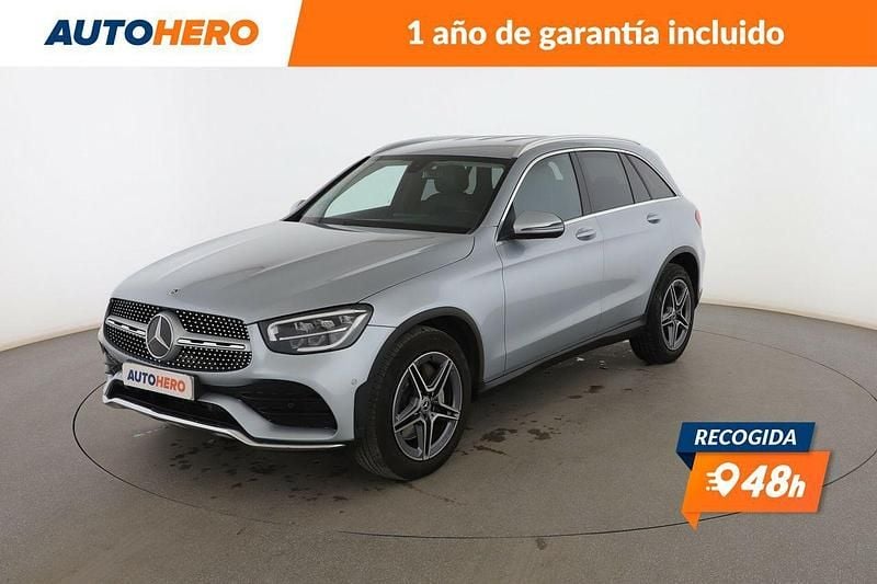 Gris Usado 2021 Mercedes GLC200 AMG line SUV | 42.399 € (Precio justo) - Imagen 1/3