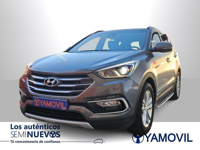 Gris / plata Usado 2016 Hyundai Santa Fe SUV | 21.480 € (Un poco caro) - Imagen 1/4