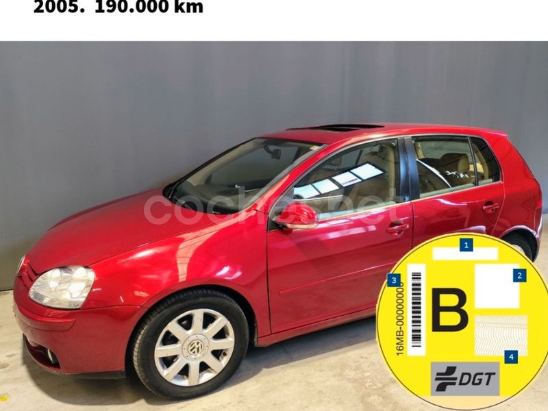 Granate Usado 2005 VW Golf IV Sportline Berlina | 5000 € (Precio justo) - Imagen 1/4