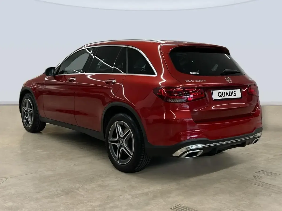Usado Mercedes GLC220 194 CV (142 kW) 2022 Rojo SUV