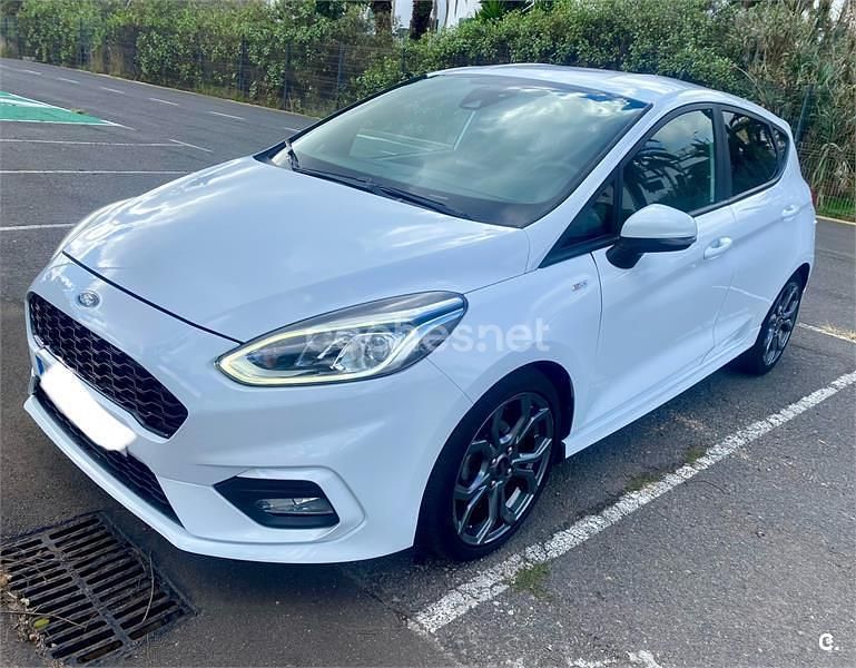 Blanco Usado 2018 Ford Fiesta Titanium Berlina | 7500 € (Buen precio) - Imagen 1/4