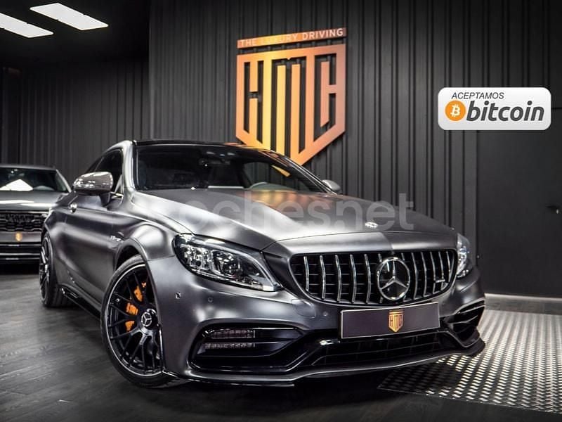 Usado Mercedes C63S AMG 510 CV (375 kW) 2020 Gris / plata Coupe