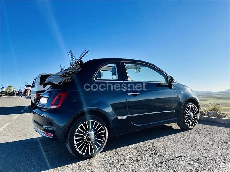 Azul Usado 2017 Fiat 500C Pop Descapotable | 10.650 € (Un poco caro) - Imagen 1/4