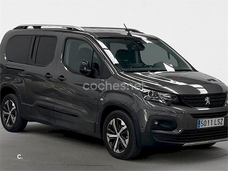 Gris / plata Usado 2021 Peugeot Rifter GT Monovolumen | 18.100 € (Buen precio) - Imagen 1/4