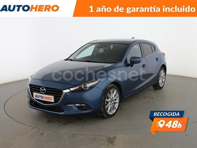 Azul Usado 2017 Mazda 3 Berlina | 16.599 € (Un poco caro) - Imagen 1/3