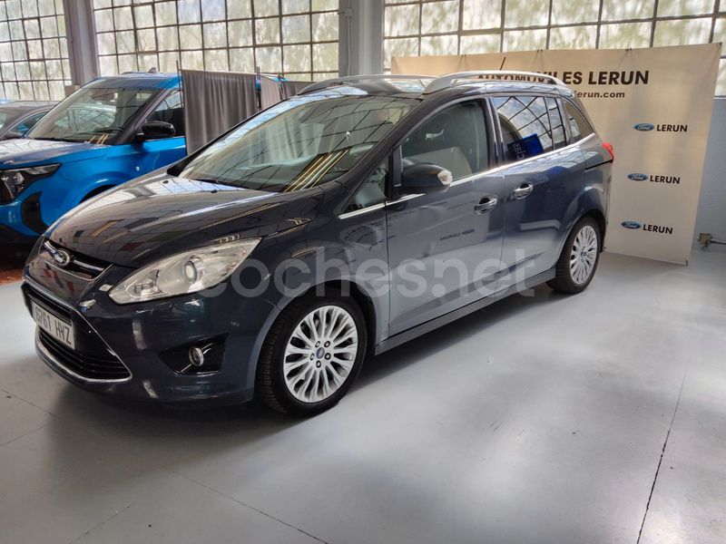 Azul Usado 2014 Ford Grand C-Max Monovolumen | 10.100 € (Caro) - Imagen 1/4