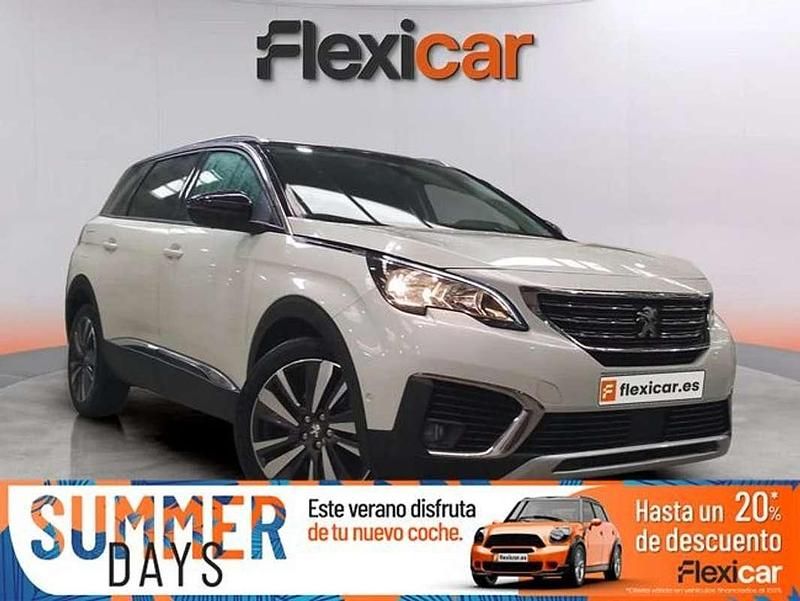 Blanco Usado 2019 Peugeot 5008 Allure+ Monovolumen | 16.990 € (Super precio) - Imagen 1/4