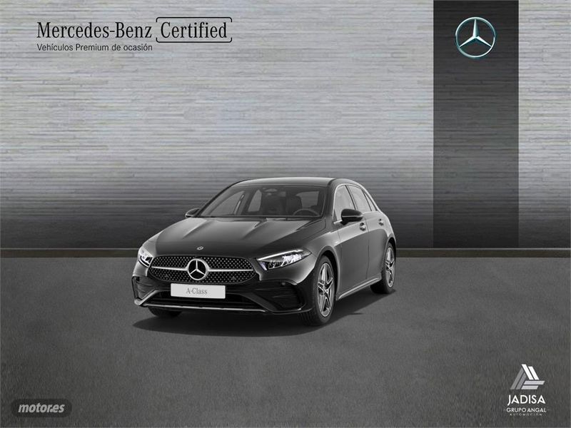 Negro Usado 2024 Mercedes A250 AMG line Berlina | 34.990 € (Precio justo) - Imagen 1/4