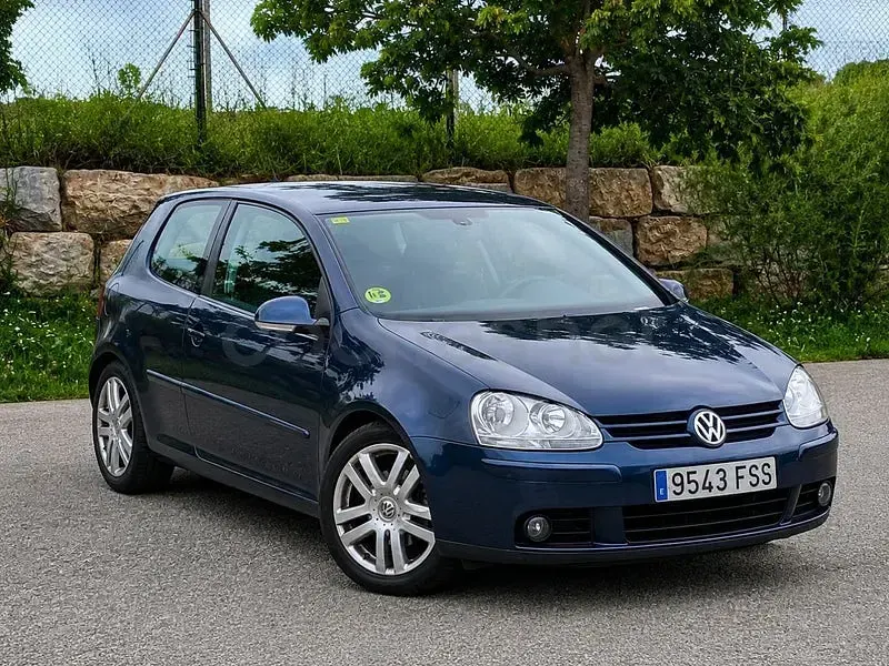 Usado VW Golf V Sportline 140 CV (102 kW) 2007 Azul Berlina