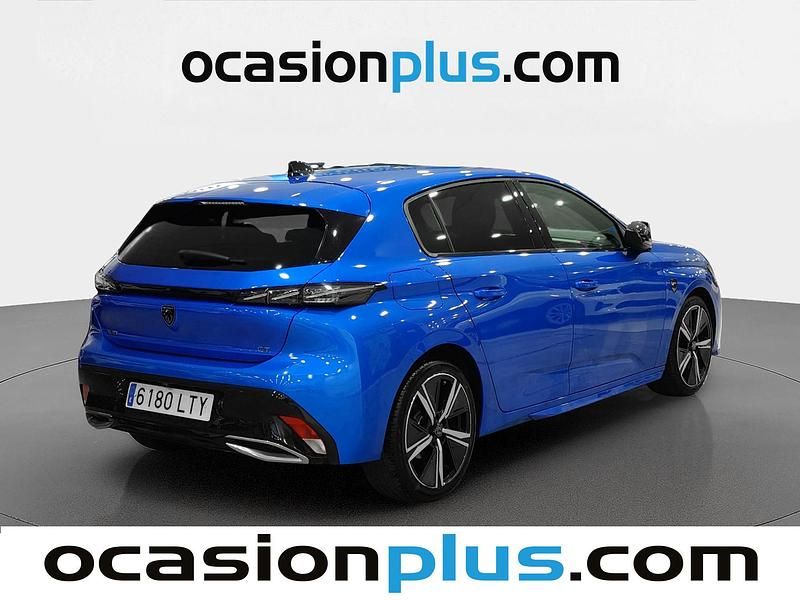 Usado Peugeot 308 GT 131 CV (96 kW) 2021 Azul Utilitario