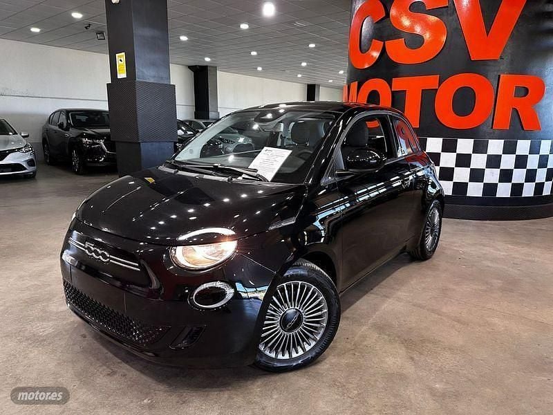 Negro Usado 2021 Fiat 500e Icon Berlina | 13.850 € (Precio justo) - Imagen 1/4