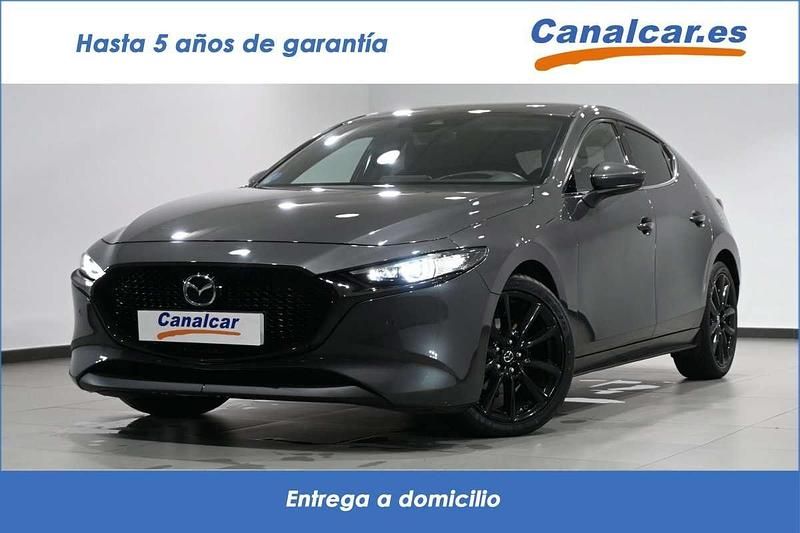 Gris Usado 2021 Mazda 3 Utilitario | 20.691 € (Buen precio) - Imagen 1/4