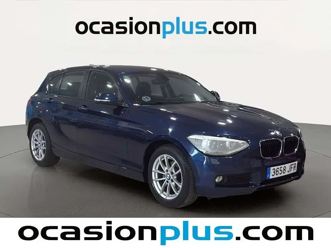 Usado BMW 116 116 CV (85 kW) 2015 Azul Utilitario