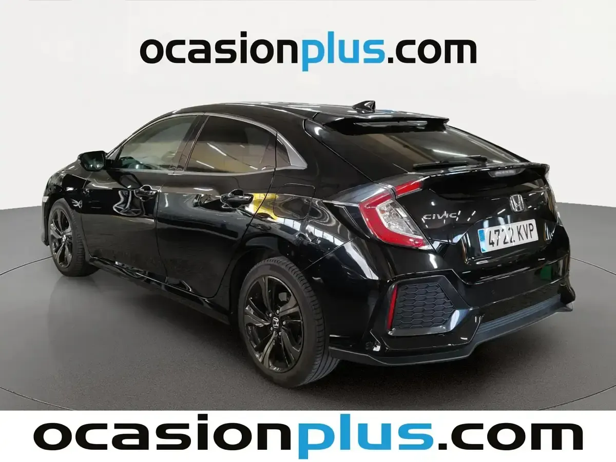 Usado Honda Civic Elegance 129 CV (94 kW) 2019 Negro Berlina