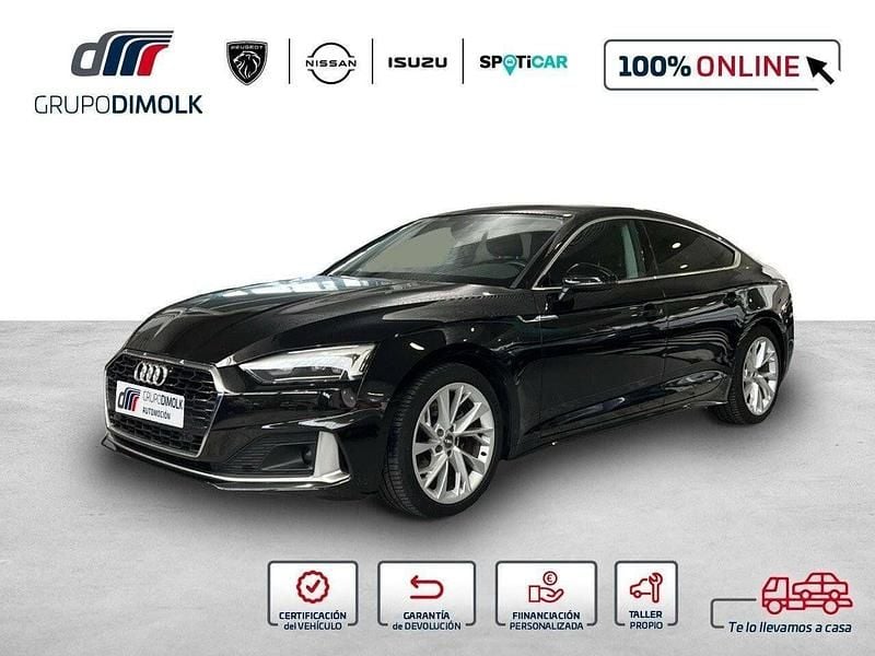 Negro Usado 2020 Audi A5 Sportback Advanced Utilitario | 29.900 € (Precio justo) - Imagen 1/4