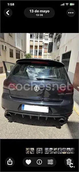 Usado VW Golf VII GTD 170 CV (125 kW) 2013 Negro Berlina
