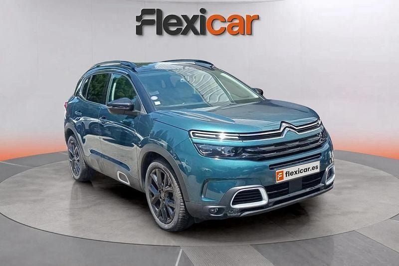 Azul Usado 2020 Citroën C5 Aircross PureTech SUV | 15.490 € (Precio justo) - Imagen 1/4