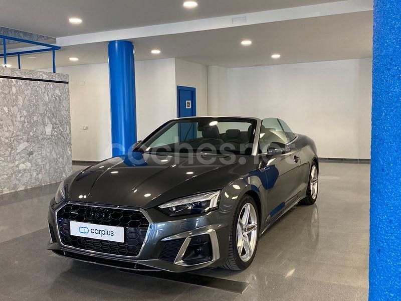Gris / plata Usado 2023 Audi A5 Cabriolet S-Line Descapotable | 48.990 € - Imagen 1/4