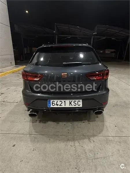 Usado Seat Leon ST CUPRA 290 CV (213 kW) 2018 Negro Familiar