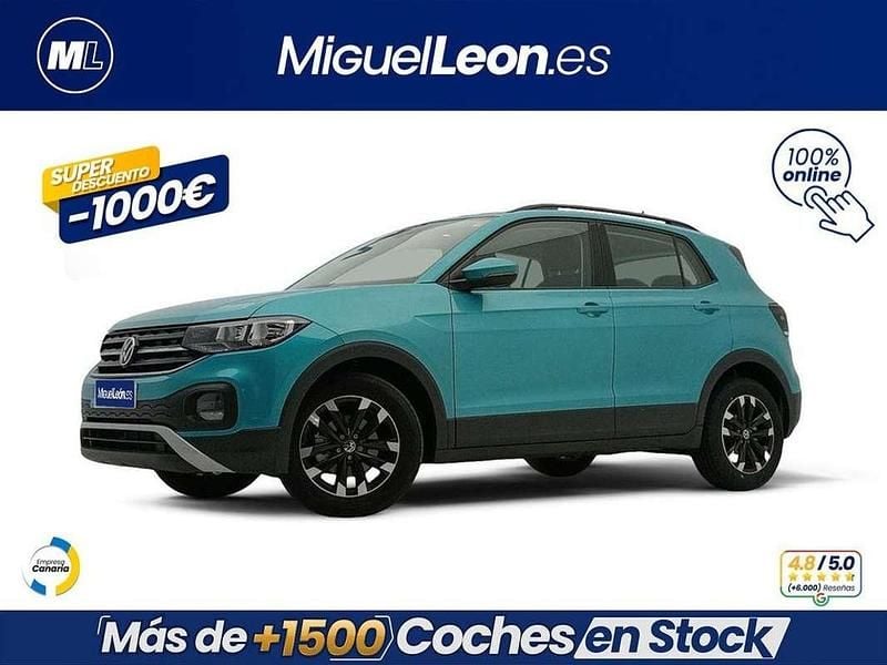 Verde Usado 2022 VW T-Cross Advance SUV | 16.985 € (Precio justo) - Imagen 1/3