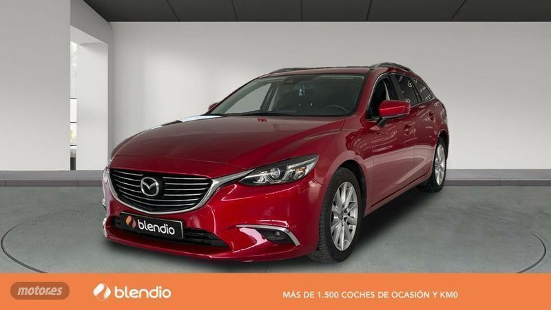 Rojo Usado 2018 Mazda 6 Style+ Familiar | 17.690 € (Precio justo) - Imagen 1/4