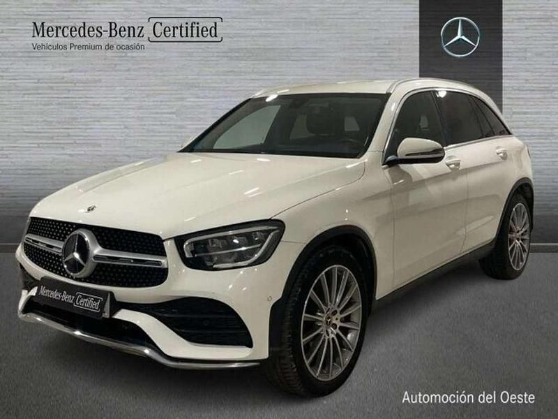 Blanco Usado 2021 Mercedes GLC200 AMG line SUV | 39.900 € (Un poco caro) - Imagen 1/4
