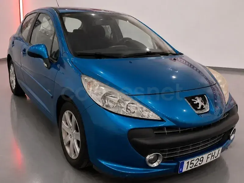 Usado Peugeot 207 110 CV (80 kW) 2007 Azul Berlina