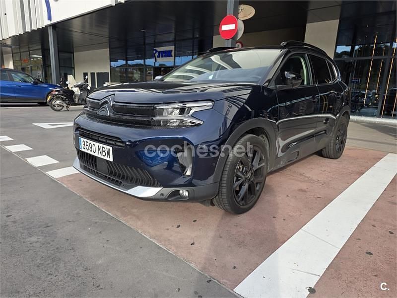 Azul Usado 2022 Citroën C5 Aircross PureTech SUV | 21.900 € (Un poco caro) - Imagen 1/4