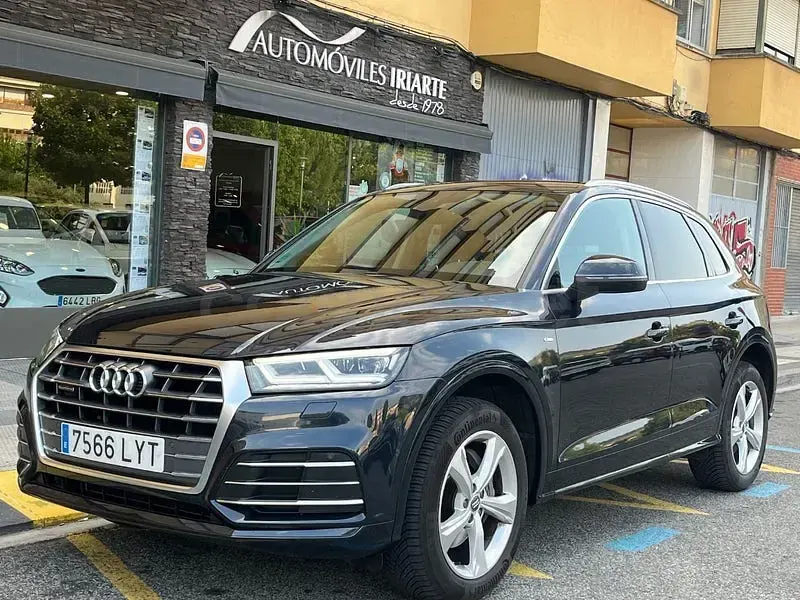 Usado Audi Q5 S-Line 163 CV (119 kW) 2019 Azul SUV