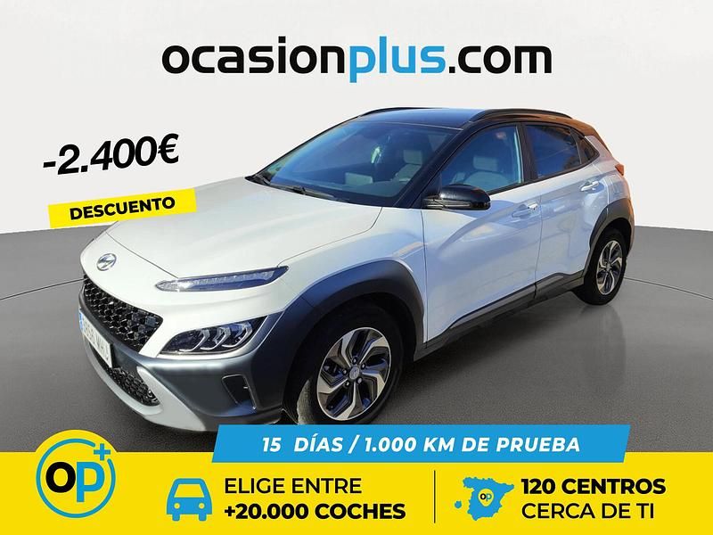 Blanco Usado 2023 Hyundai Kona SUV | 21.490 € (Un poco caro) - Imagen 1/4