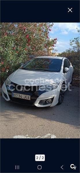 Blanco Usado 2015 Honda Civic Elegance Berlina | 7300 € (Super precio) - Imagen 1/3