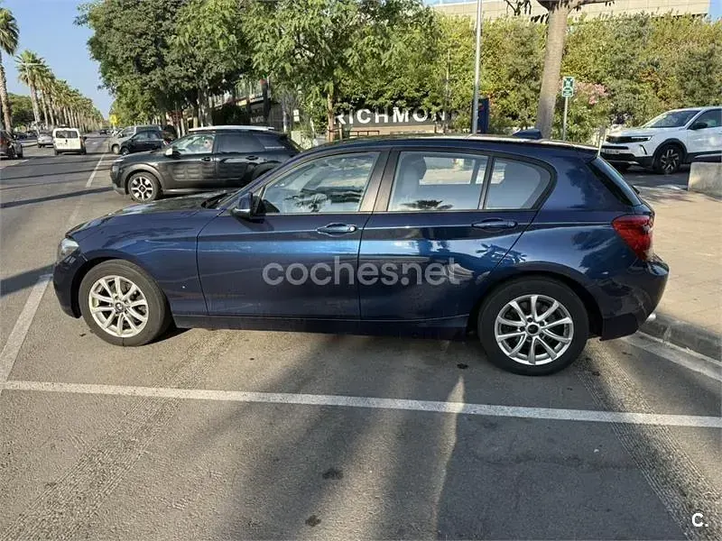 Usado BMW 116 115 CV (84 kW) 2012 Azul Utilitario