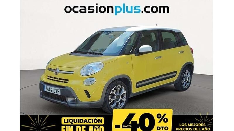 Amarillo Usado 2016 Fiat 500L S Monovolumen | 9350 € (Precio justo) - Imagen 1/4