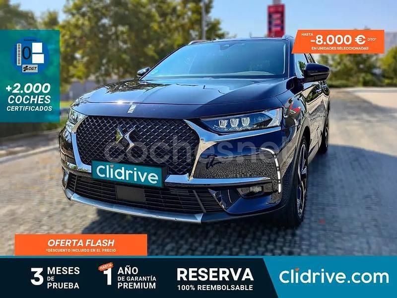 Negro Usado 2024 DS Automobiles DS7 Crossback Rivoli SUV | 32.890 € (Un poco caro) - Imagen 1/3
