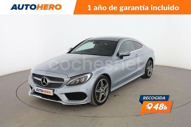 Gris Usado 2016 Mercedes C220 AMG line Coupe | 23.699 € (Precio justo) - Imagen 1/3