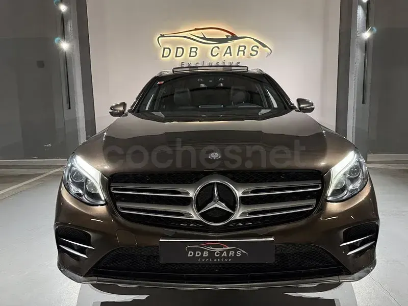 Usado Mercedes GLC250 AMG line 204 CV (150 kW) 2016 Marrón SUV