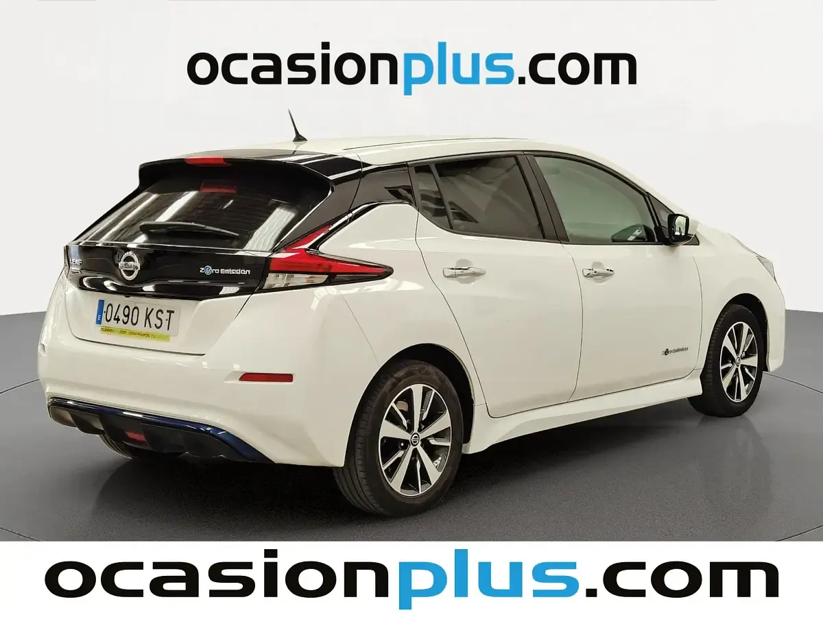 Usado Nissan Leaf Acenta 160 kW (218 CV) 2019 Blanco Utilitario