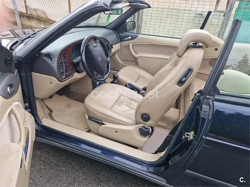Usado Saab 9-3 185 CV (136 kW) 1999 Negro Descapotable