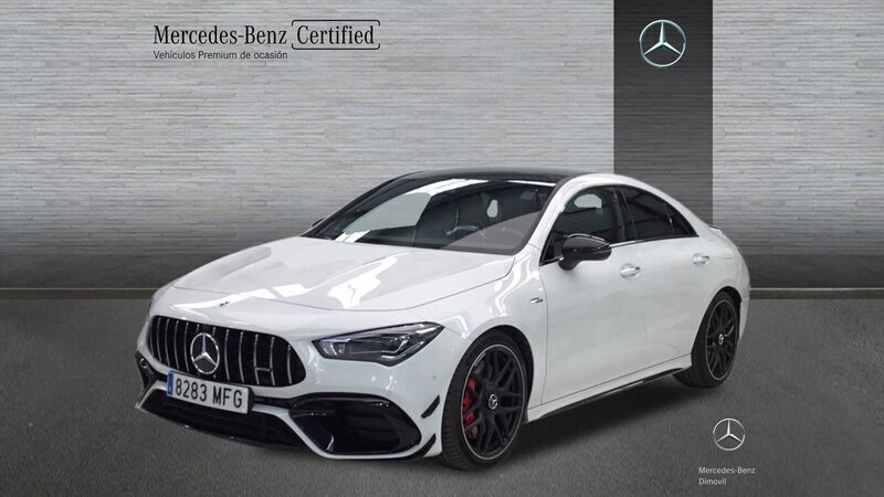 Blanco Usado 2023 Mercedes CLA45 AMG AMG line Berlina | 69.900 € - Imagen 1/4