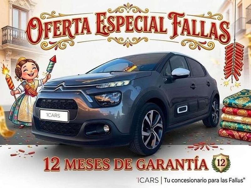 Usado Citroën C3 PureTech 82 CV (60 kW) 2021 Gris Utilitario