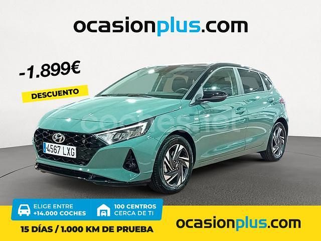 Azul Usado 2022 Hyundai i20 Berlina | 19.490 € (Precio justo) - Imagen 1/4