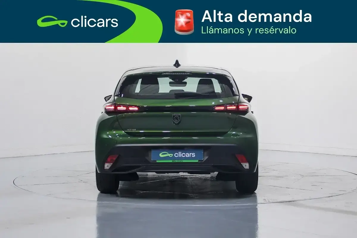 Usado Peugeot 308 Active 130 CV (95 kW) 2023 Verde Berlina