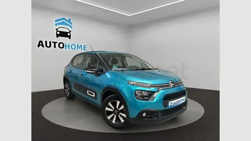Usado Citroën C3 Feel 83 CV (61 kW) 2021 Azul Utilitario