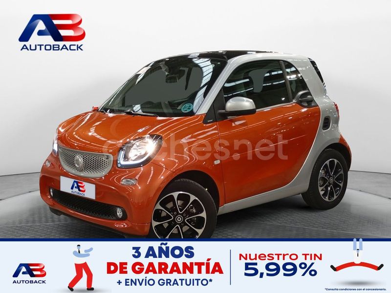 Naranja Usado 2016 Smart ForTwo Cabrio Passion Descapotable | 13.950 € (Precio justo) - Imagen 1/2