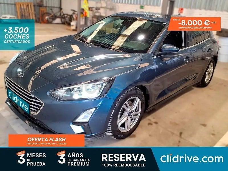 Azul Usado 2021 Ford Focus Active Berlina | 10.390 € (Buen precio) - Imagen 1/3
