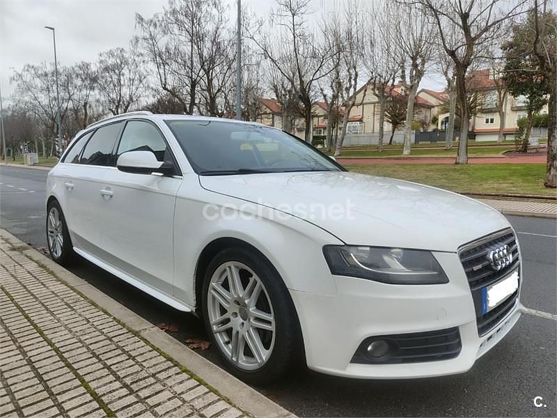 Usado Audi A4 S-Line 180 CV (132 kW) 2009 Blanco Familiar