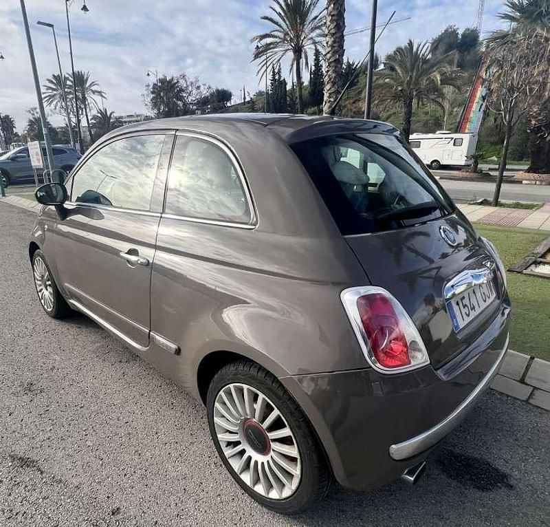 Usado Fiat 500 Lounge 101 CV (74 kW) 2009 Beige Descapotable