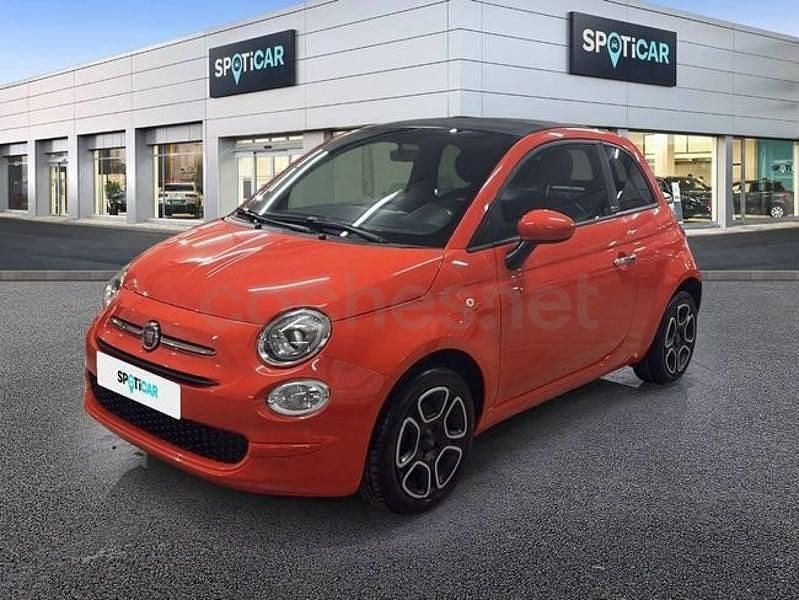Usado Fiat 500C Club 70 CV (51 kW) 2023 Naranja Descapotable