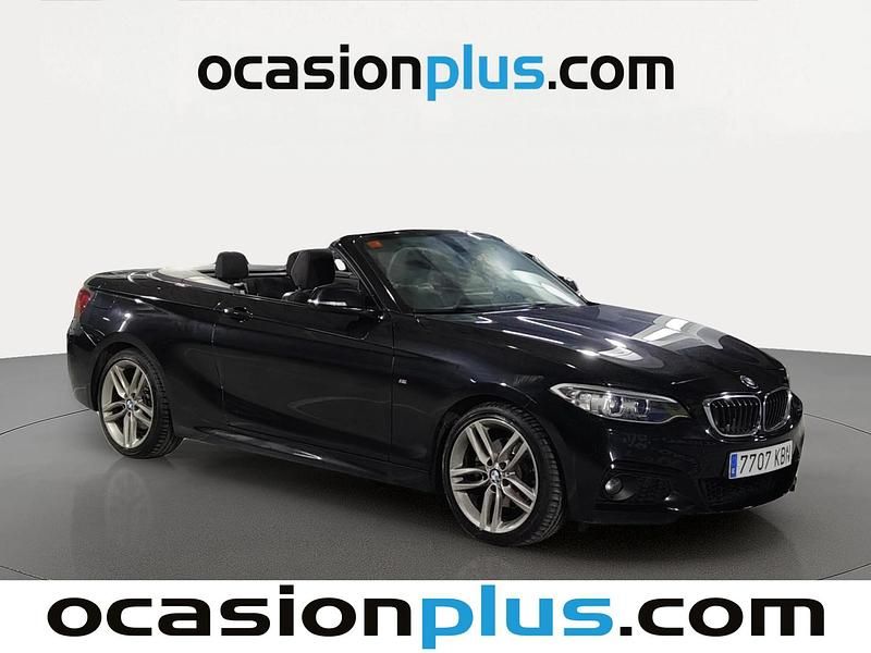 Usado BMW 220 184 CV (135 kW) 2017 Negro Descapotable